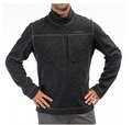 Klim Bighorn Canyon Wool Fleece 1/4 Zip Black Heather