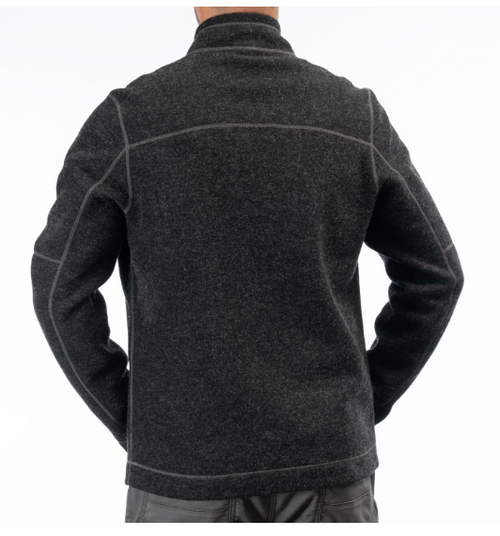 Klim Bighorn Canyon Wool Fleece 1/4 Zip Black Heather
