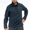 Klim Bighorn Canyon Wool Fleece 1/4 Zip Dress Blues Heather