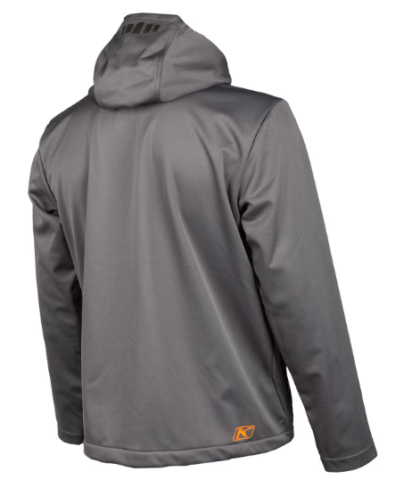 Klim Transition Full Zip Hoodie Asphalt - Strike Orange