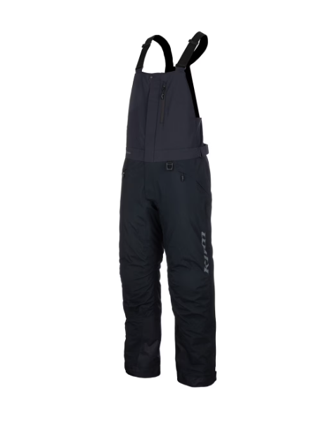 Klim Keweenaw Bib Black - Asphalt SHORT XL