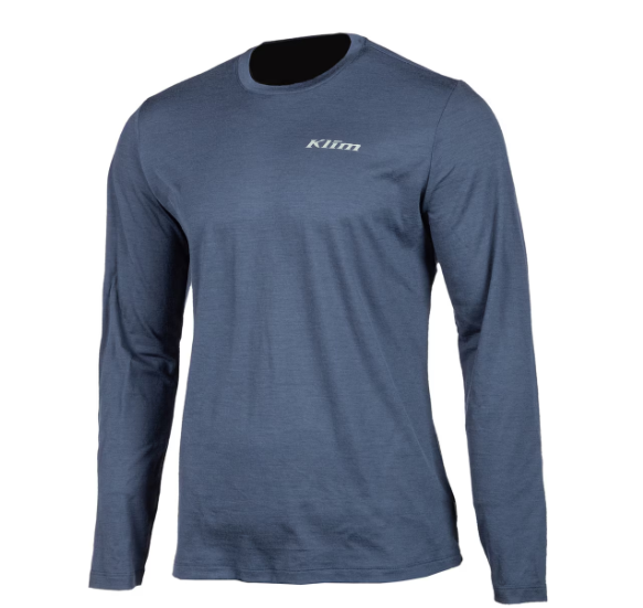 Klim Teton Merino Wool LS Shirt Blue