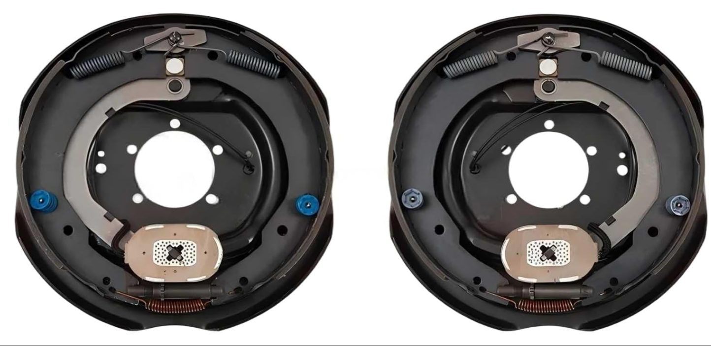K23-180-181 Pair (2) Brake Electric 7000# 12" x 2" For Dexter 5 Bolt LEFT RIGHT