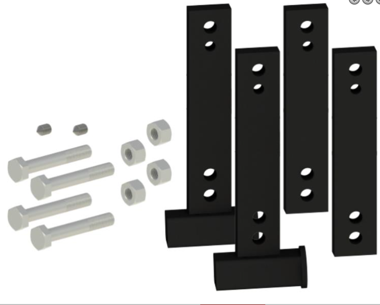 Andersen 3387 WD Bracket Set
