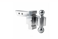 Andersen Rapid Hitch 3460 - 4" Drop, 2" Receiver, 2" x 2-5/16" Plated Steel Combo Ball