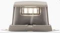 Optronics LED Trailer License Plate Light Grey Housing - Clear Lens LPL81C1B