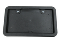 License Plate Bracket Black Poly Heavy Duty with Light BLPL1