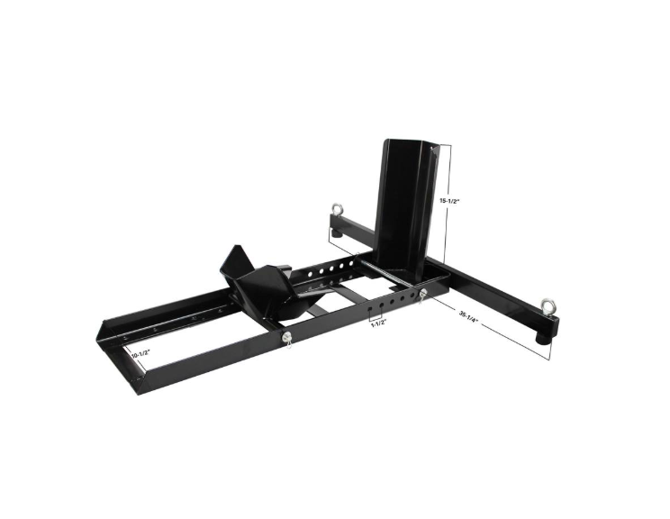 Extreme Max Adjustable Motorcycle Wheel Chock Stand