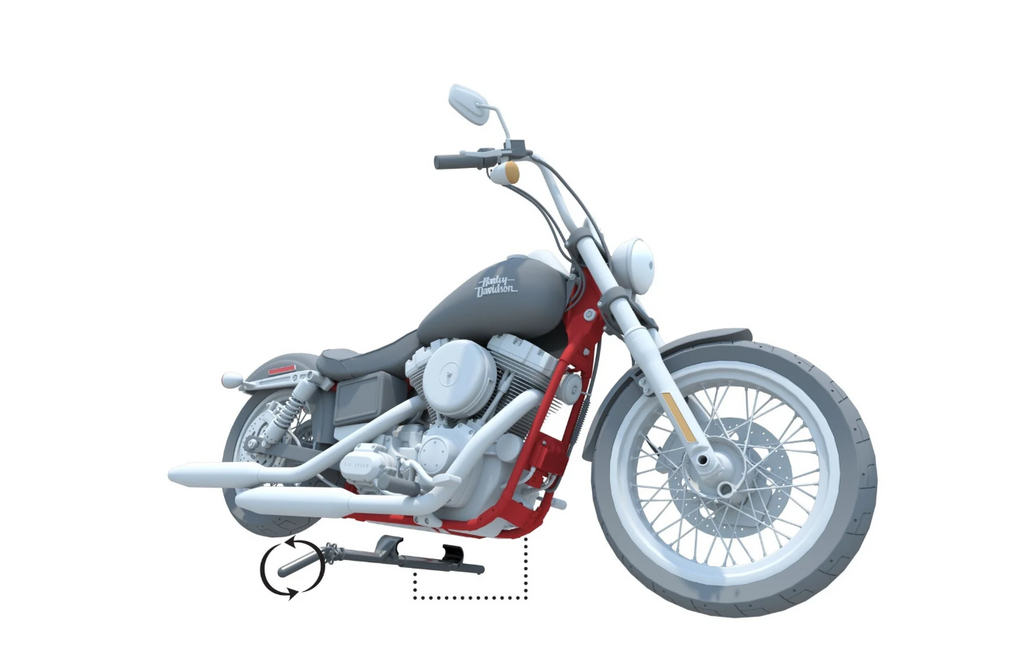 B&W Hitches MC2301 Biker Bar Strapless Removable Clamp Bar